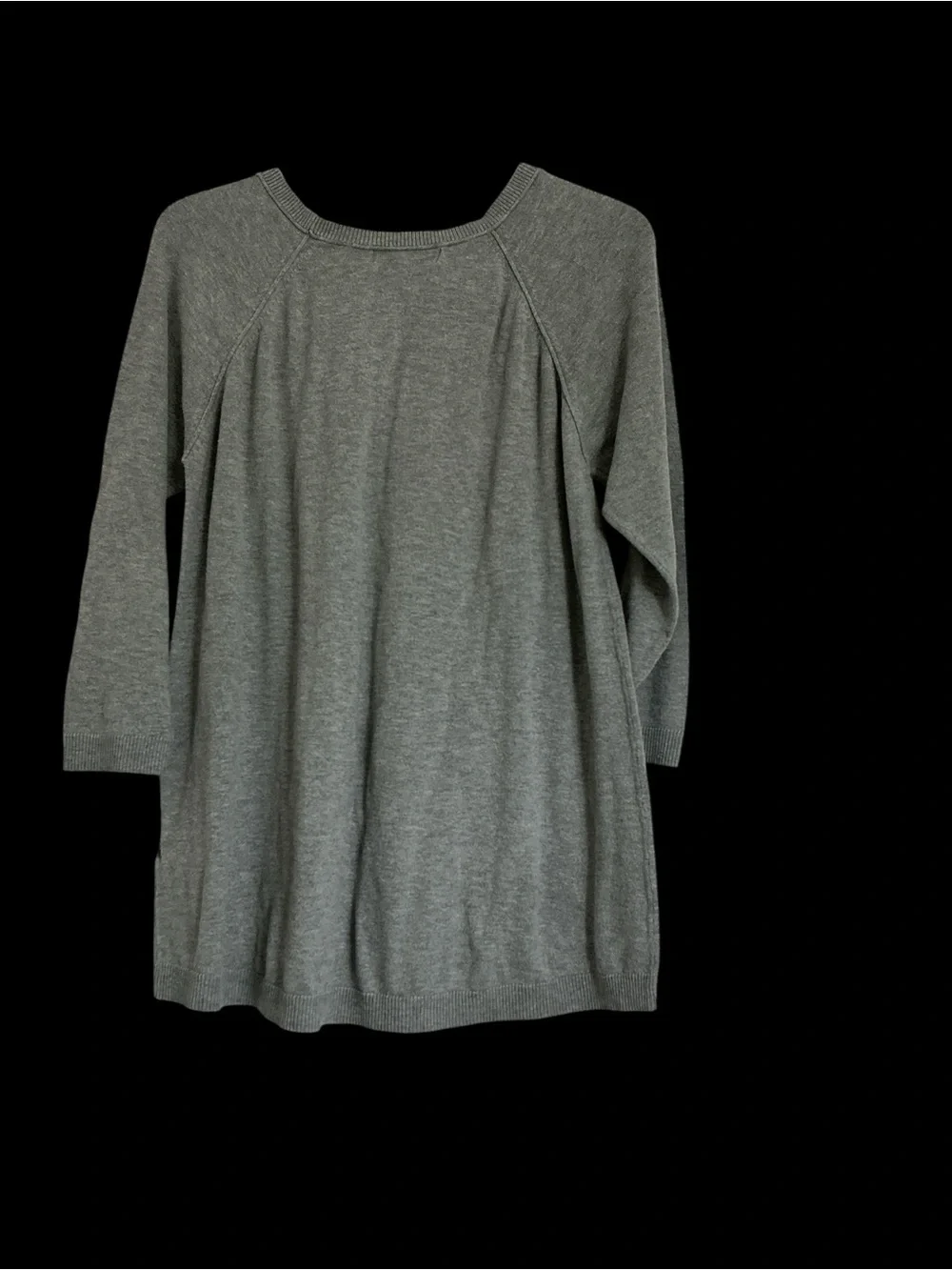 august silk Heather Gray Scoop Neck Knit Sweater